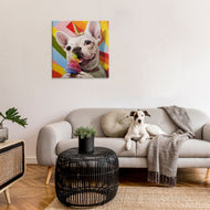 Lucia Heffernan | Rainbow French Bulldog Ice Cream