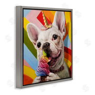 Lucia Heffernan | Rainbow French Bulldog Ice Cream