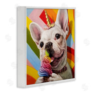 Lucia Heffernan | Rainbow French Bulldog Ice Cream
