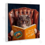 Lucia Heffernan | Funny Cat Reading Dog Book