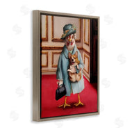 Lucia Heffernan | Queen Chicken with Corgi Regal Animals