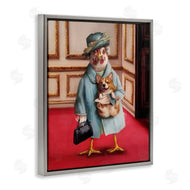 Lucia Heffernan | Queen Chicken with Corgi Regal Animals