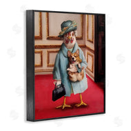 Lucia Heffernan | Queen Chicken with Corgi Regal Animals