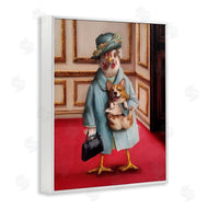 Lucia Heffernan | Queen Chicken with Corgi Regal Animals