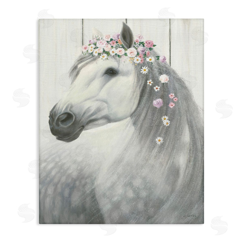 James Wiens | Spirit Horse with Flowers