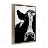 Lettered and Lined | Cow Face Portrait