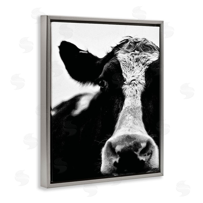 Lettered and Lined | Cow Face Portrait
