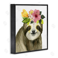 Grace Popp | Smiling Sloth in Flower Crown