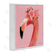 Stephanie Workman Marrott | Floral Flamingo Pink Portrait
