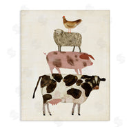 Victoria Borges | Barnyard Buds Stacked Animals