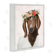 Victoria Borges | Springtime Flower Crown Long Ear Goat