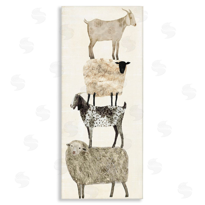 Victoria Borges | Fun Stacked Sheep & Goats Farm Animals