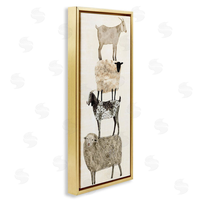 Victoria Borges | Fun Stacked Sheep & Goats Farm Animals