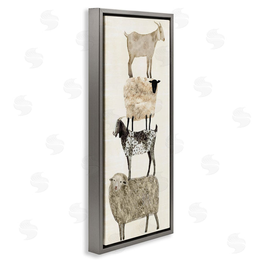 Victoria Borges | Fun Stacked Sheep & Goats Farm Animals
