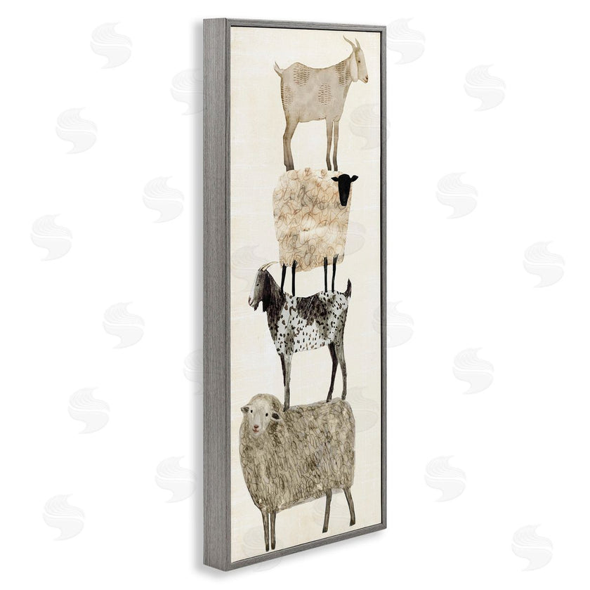 Victoria Borges | Fun Stacked Sheep & Goats Farm Animals