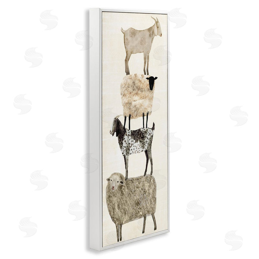Victoria Borges | Fun Stacked Sheep & Goats Farm Animals