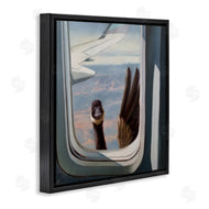 Lucia Heffernan | Goose in Airplane Window Scene