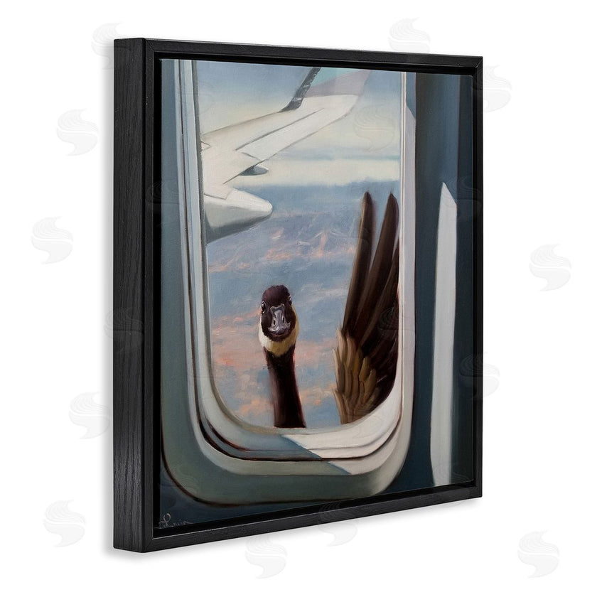 Lucia Heffernan | Goose in Airplane Window Scene