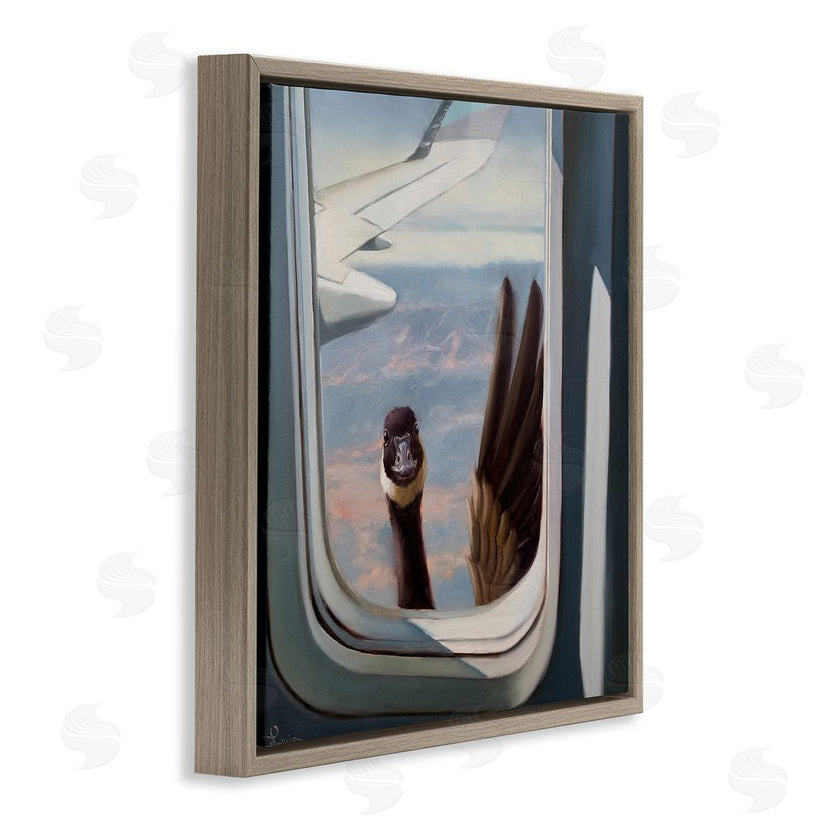 Lucia Heffernan | Goose in Airplane Window Scene