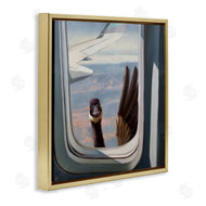 Lucia Heffernan | Goose in Airplane Window Scene