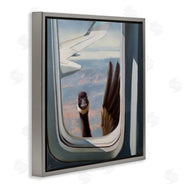 Lucia Heffernan | Goose in Airplane Window Scene