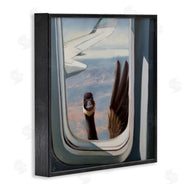Lucia Heffernan | Goose in Airplane Window Scene
