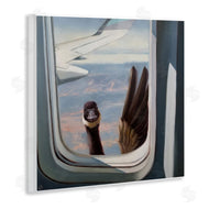 Lucia Heffernan | Goose in Airplane Window Scene