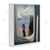 Lucia Heffernan | Goose in Airplane Window Scene