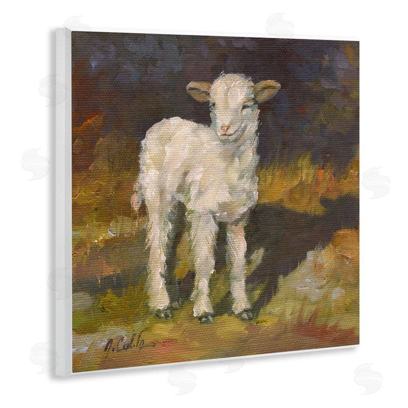 Jerry Cable | Soft Baby Lamb Painting