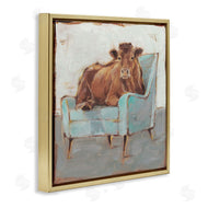 Ethan Harper | Bull on Blue Couch