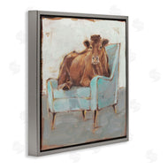 Ethan Harper | Bull on Blue Couch