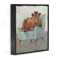 Ethan Harper | Bull on Blue Couch