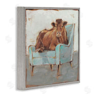 Ethan Harper | Bull on Blue Couch
