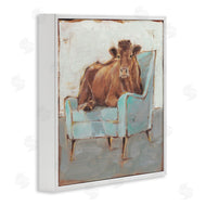 Ethan Harper | Bull on Blue Couch