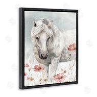 Lisa Audit | Horse with Pink Flowers