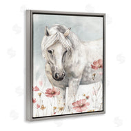 Lisa Audit | Horse with Pink Flowers