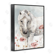 Lisa Audit | Horse with Pink Flowers