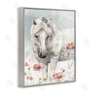 Lisa Audit | Horse with Pink Flowers