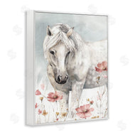 Lisa Audit | Horse with Pink Flowers