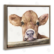 George Dyachenko | Baby Cow Animal Watercolor