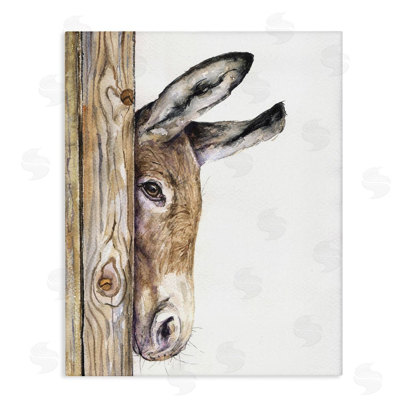 George Dyachenko | Baby Donkey Animal Watercolor