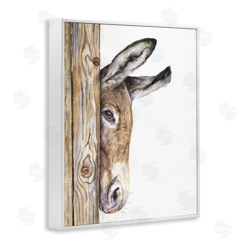 George Dyachenko | Baby Donkey Animal Watercolor
