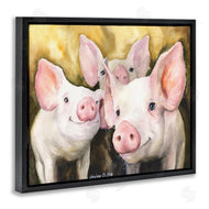 George Dyachenko | Baby Pigs on Yellow