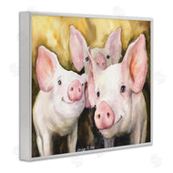 George Dyachenko | Baby Pigs on Yellow