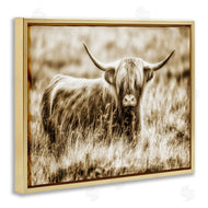 Villager Jim | Vintage Cow In Pasture