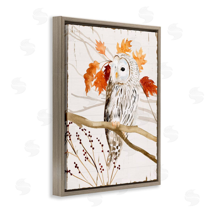 Victoria Borges | Owl In Autumnal Forest