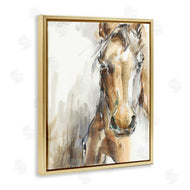 Ethan Harper | Abstract Brown Horse Portrait