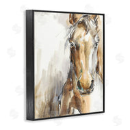 Ethan Harper | Abstract Brown Horse Portrait