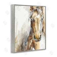 Ethan Harper | Abstract Brown Horse Portrait