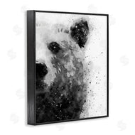 Brandon Wong | Bear Portrait Paint Splatter